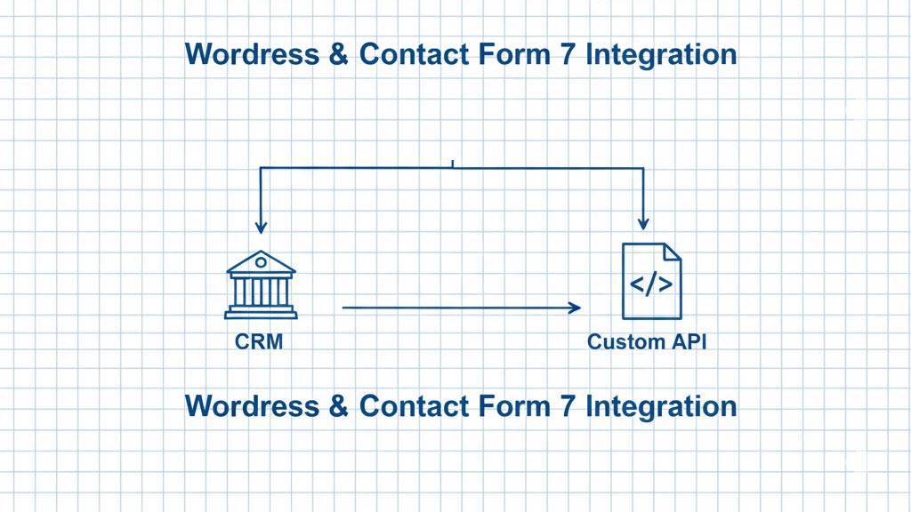 Contact Form 7 integration setup screen showing field mapping interface